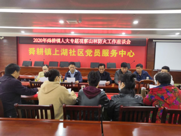 (人大 曹艳梅)舜耕镇人大代表专题视察镇山林防火工作