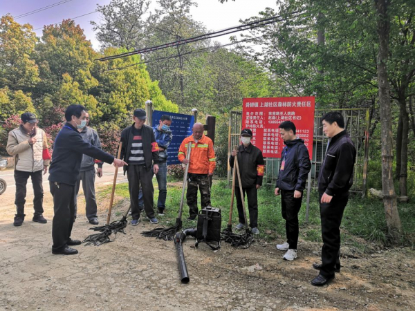 (人大 曹艳梅)舜耕镇人大代表专题视察镇山林防火工作2