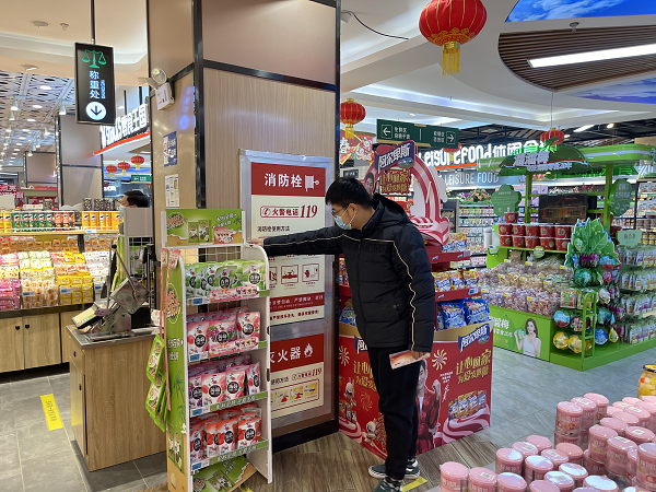 舜耕镇中环社区开展消防安全检查