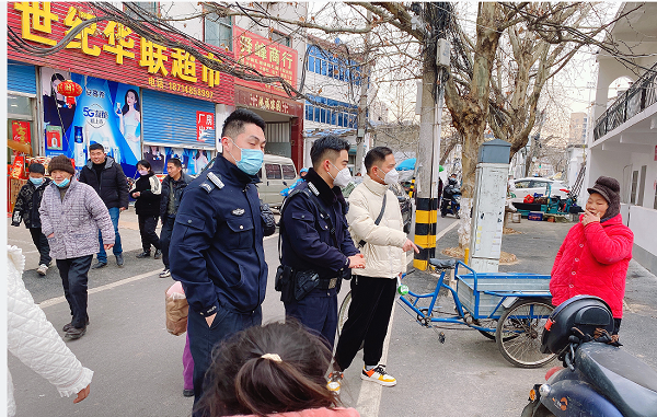 舜耕社区联合国庆派出所大力开展春节