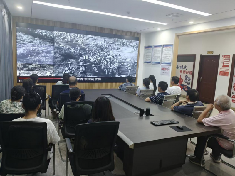 田家庵区舜耕镇上湖社区-开展“铭记历史 勿忘国耻”主题党日活动_副本