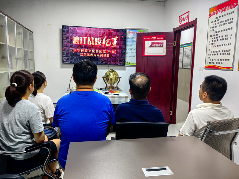 田家庵区舜耕镇青丰社区-开展“血泪铸丰碑 精神永传承”主题党日活动_副本